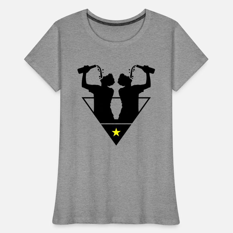 Trinker Team Flasche Frauen Premium Bio T-Shirt