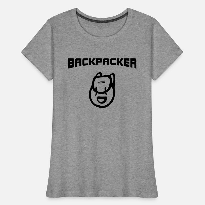 Backpacker Rucksack Frauen Premium Bio T-Shirt
