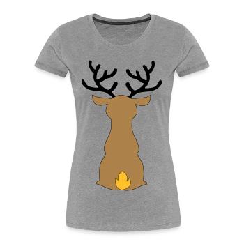 Funny gifts for Christmas - Women's Premium Organic T-Shirt - heather grey - Front - Mia (176cm)