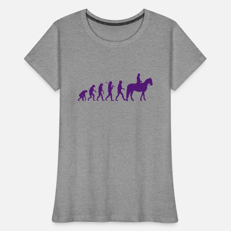 Evolution équitation T-shirt bio Premium Femme