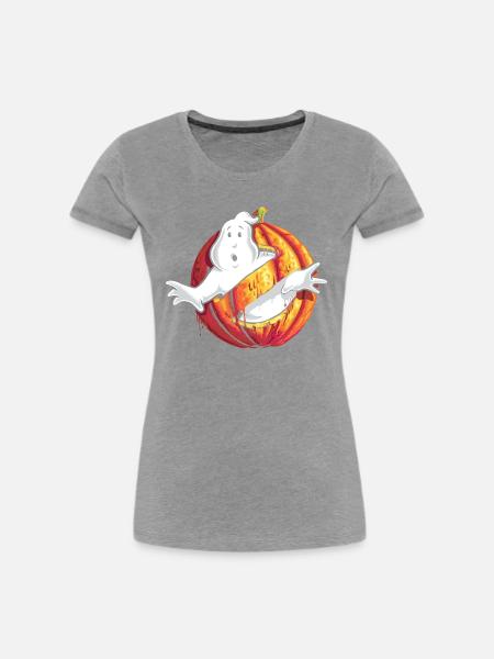 Ghostbusters Halloween Logo - Frauen Premium Bio T-Shirt - 