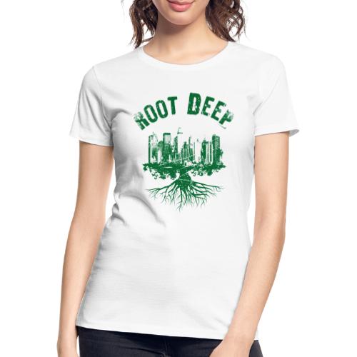 Root deep Urban grün - Frauen Premium Bio T-Shirt