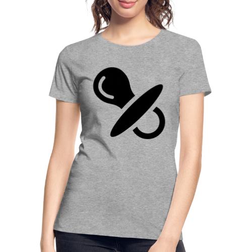 Schnuller, nuckel, baby, brust, schlafen - Frauen Premium Bio T-Shirt