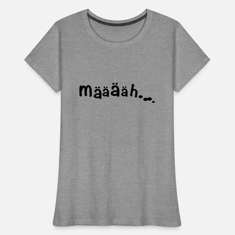 MÄÄÄH ZIEGE Frauen Premium Bio T-Shirt