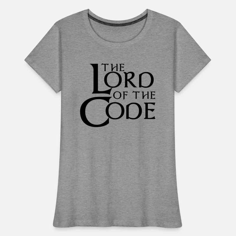 Le Seigneur du Code T-shirt bio Premium Femme
