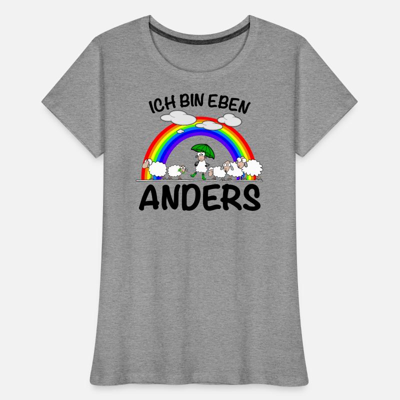 Anders sein Einzigartig Frauen Premium Bio T-Shirt