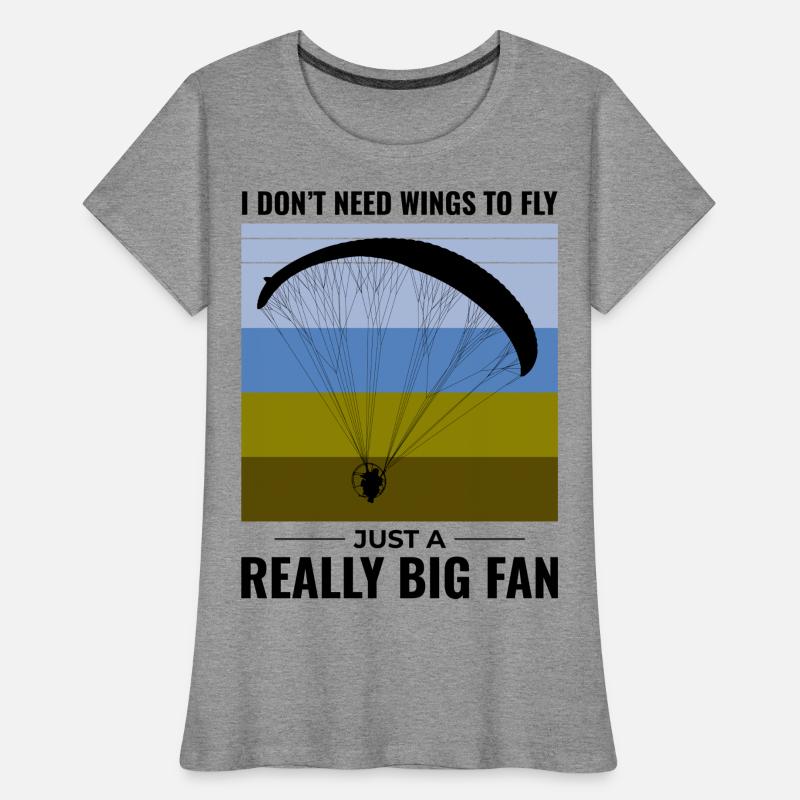 Paramotor Pilot Paramotoring Powered Paraglider Women's Premium Organic T-Shirt