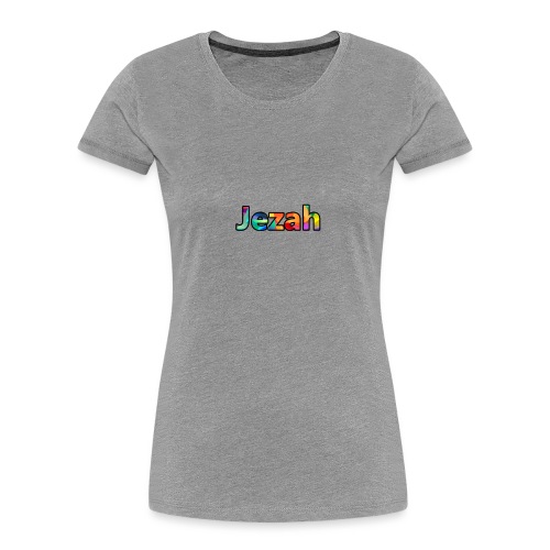 jezah merch text - Women's Premium Organic T-Shirt