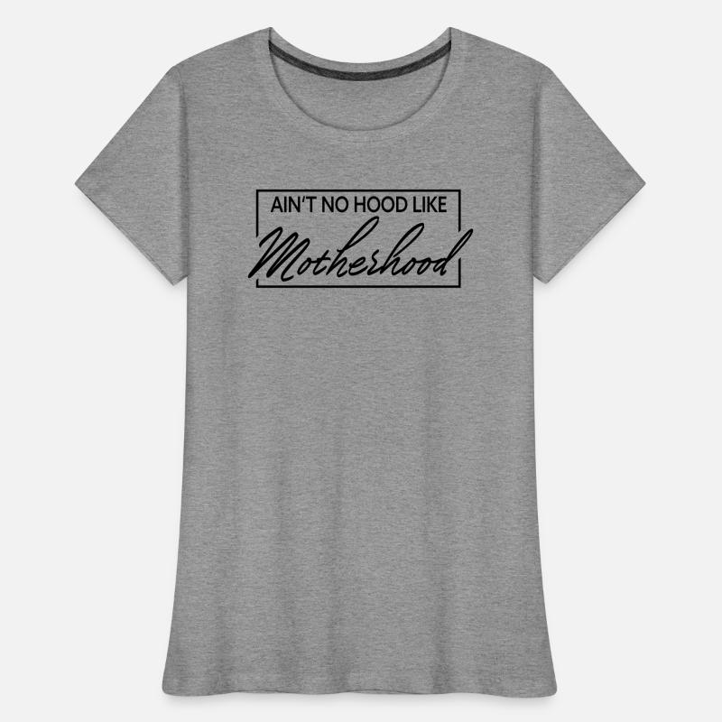 Il n’y a pas de capuche comme la maternité T-shirt bio Premium Femme