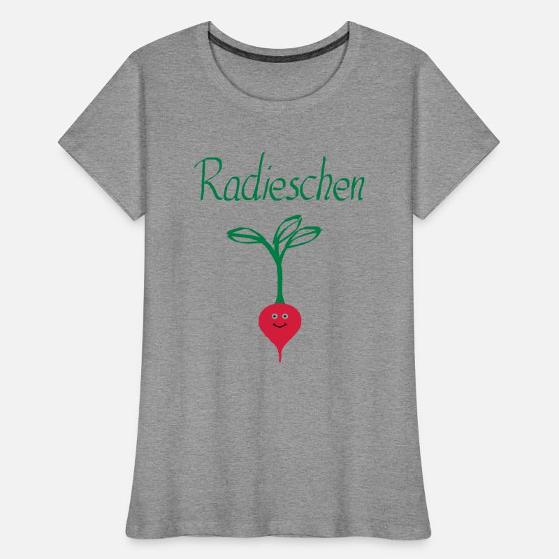 Radieschen 3 Frauen Premium Bio T-Shirt