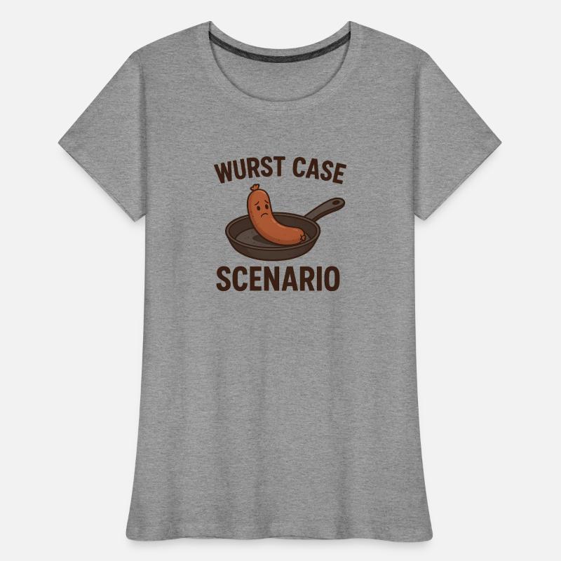 Wurst Case Scenario  Frauen Premium Bio T-Shirt