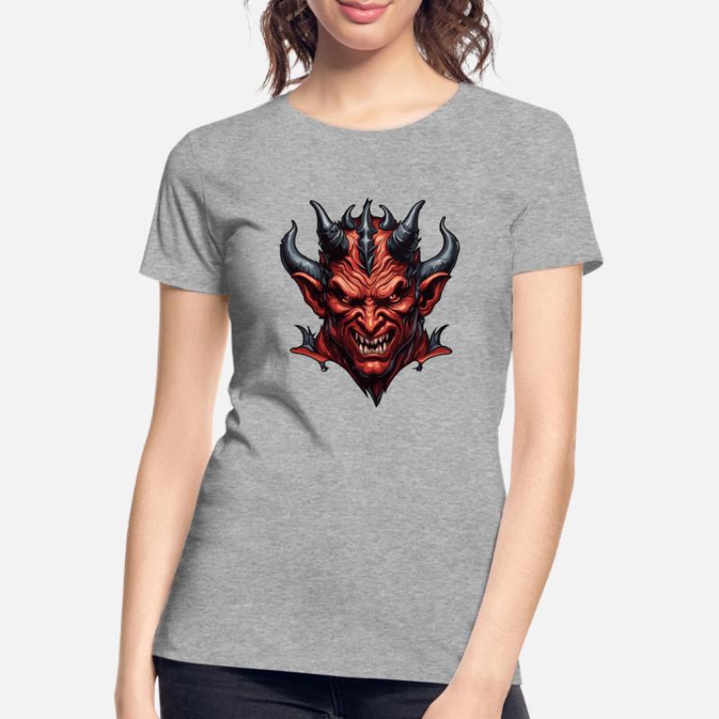 Devil / Hell / Horror / Devilish / Evil Women's Premium Organic T-Shirt