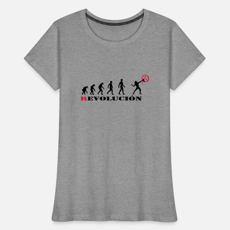 r-evolution, evolution, revolution, street art, Women's Premium Organic T-Shirt