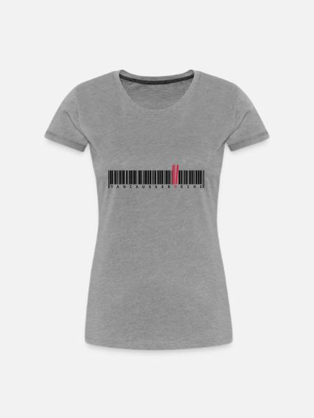 Tanz aus der Reihe - Frauen Premium Bio T-Shirt - Grau meliert