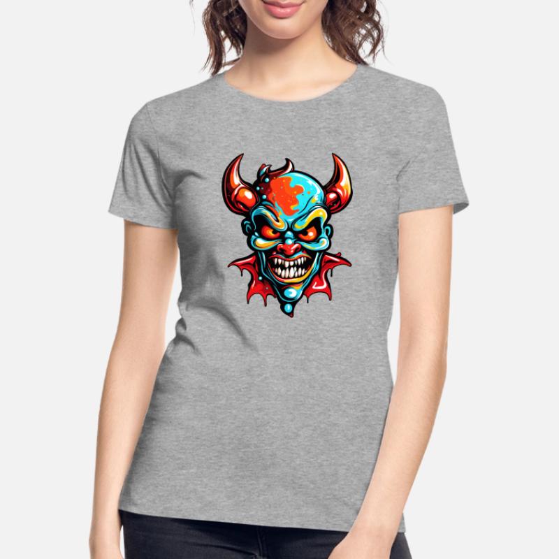 Devil / Hell / Horror / Devilish / Evil Women's Premium Organic T-Shirt
