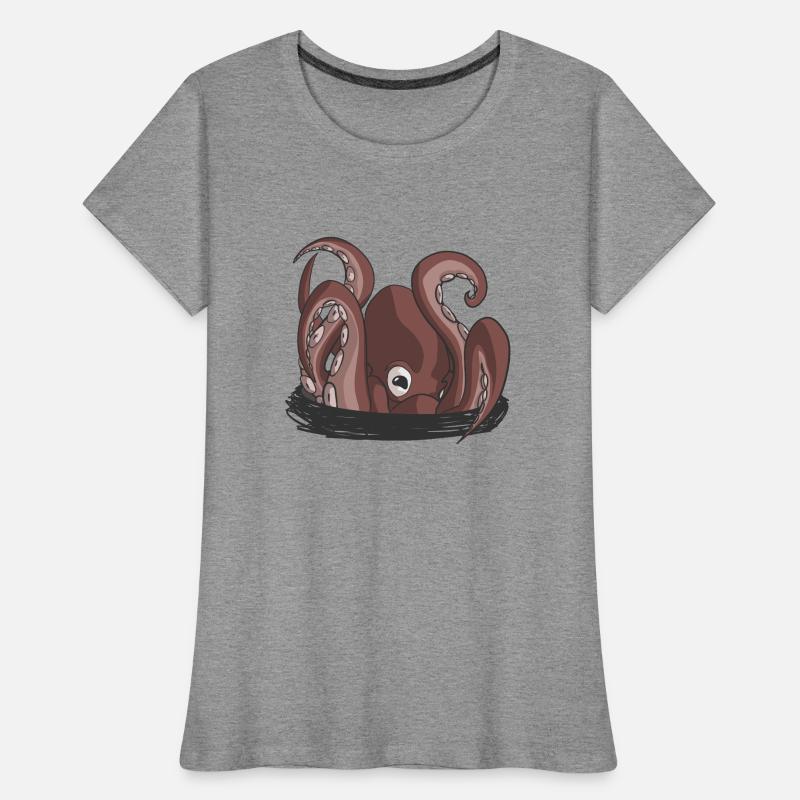 Der Beginn der Krake Frauen Premium Bio T-Shirt