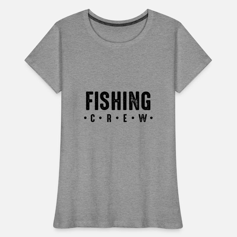Équipage de pêche T-shirt bio Premium Femme