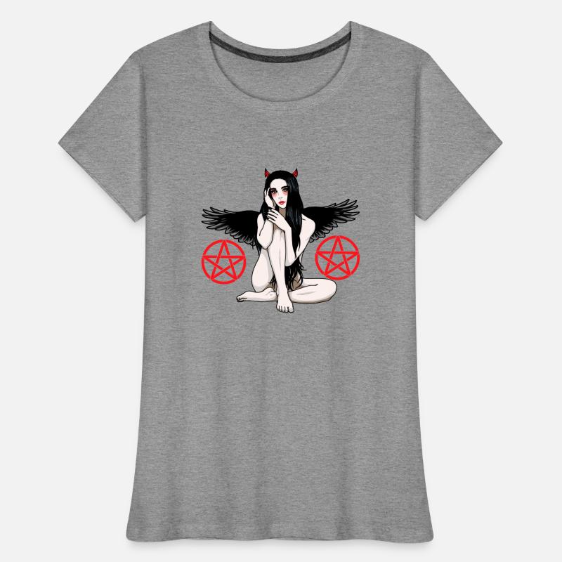 Satan Devil Pentagram Devil Demon Hell Women's Premium Organic T-Shirt