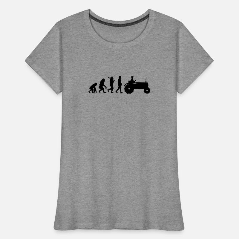 Farmer Evolution Gift Tractor Tractor Women's Premium Organic T-Shirt