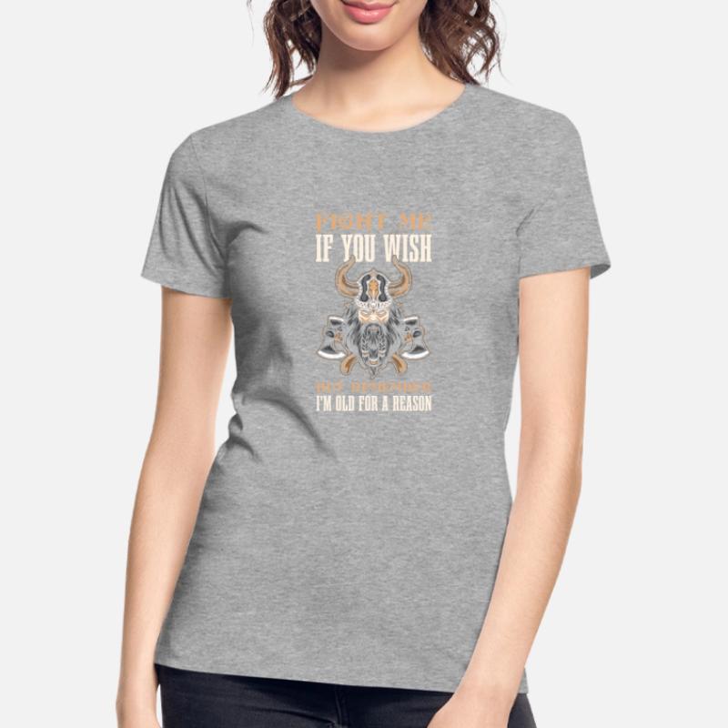 Bekämpfe Mich, Wenn Du Willst, Aber Denk Daran, Frauen Premium Bio T-Shirt