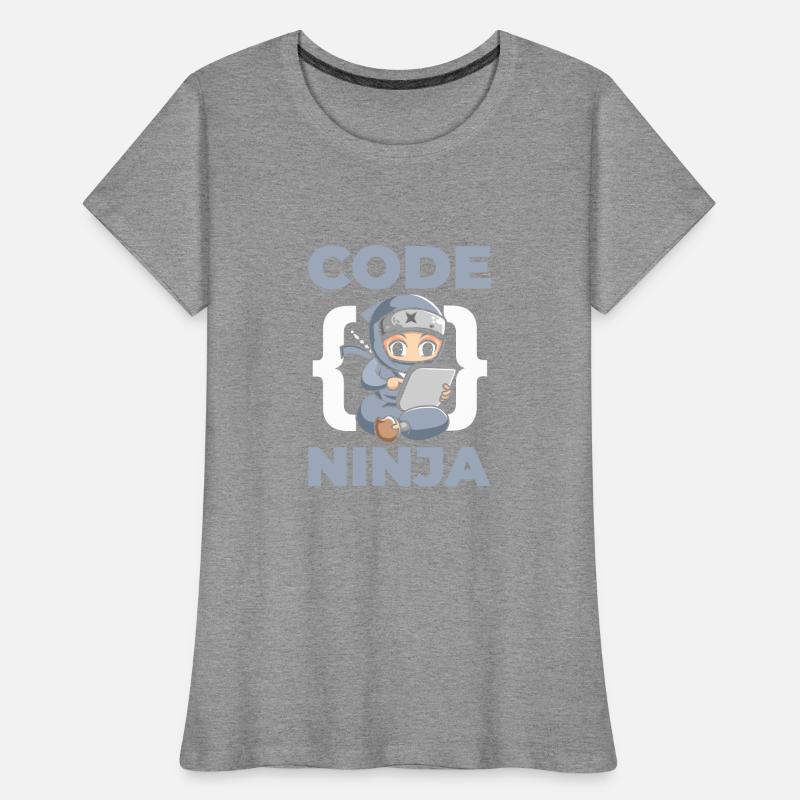 Code Ninja Für Computerfans Frauen Premium Bio T-Shirt