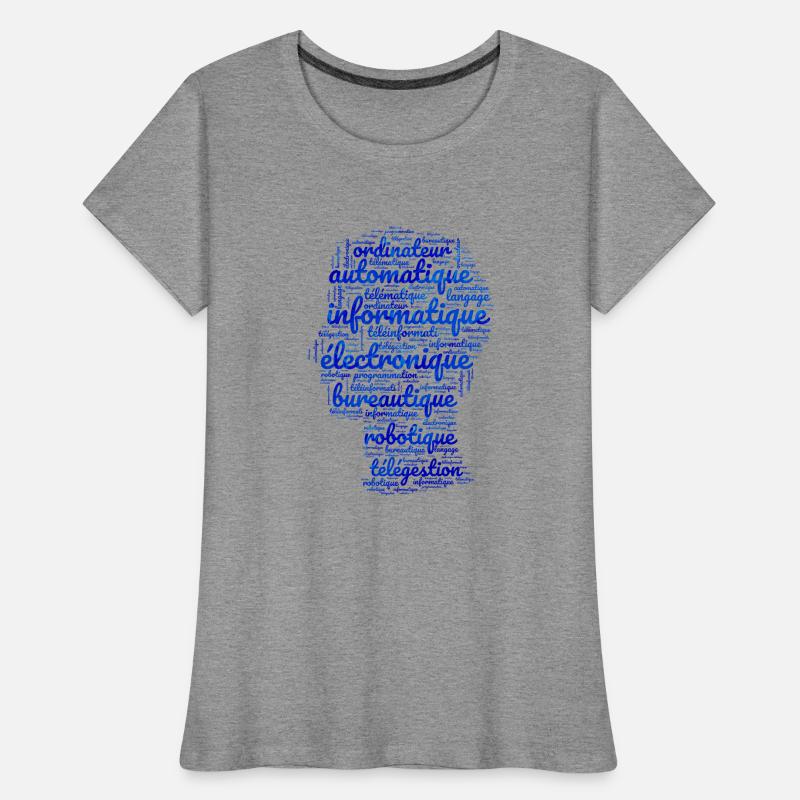 Computer synonym T-shirt bio Premium Femme