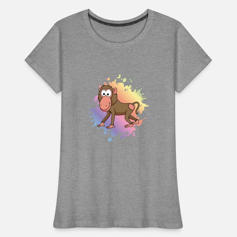 Monkey monkey comic Women's Premium Organic T-Shirt