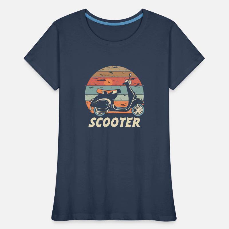 Scooter Motorroller Mofa Moped Roller Women's Premium Organic T-Shirt