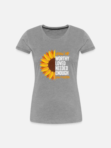 Depression und bipolares Bewusstsein: - Frauen Premium Bio T-Shirt - Grau meliert