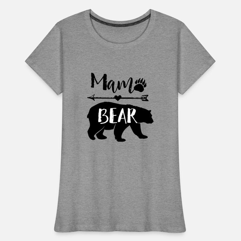 Mama Bear Werdende Mutter Schwangerschaft Mutter Frauen Premium Bio T-Shirt