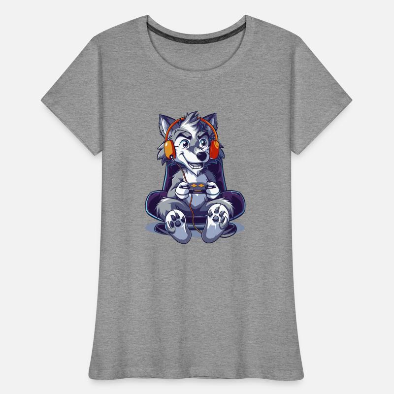 Wolf Video Game Women's Premium Organic T-Shirt