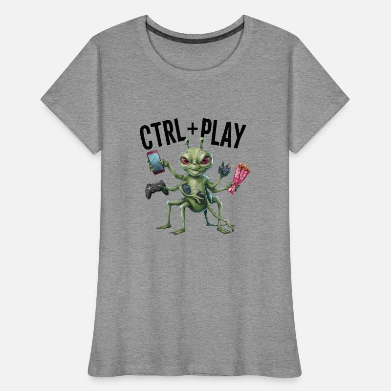 JEU, JEU CTRL T-shirt bio Premium Femme