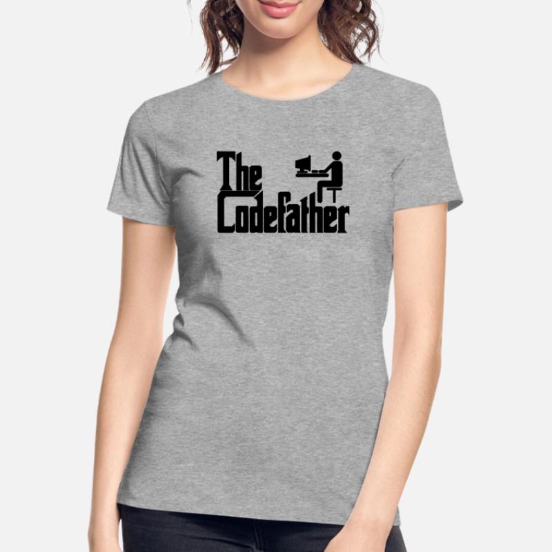 The Codefather Programmierer PC Coding Geschenk Frauen Premium Bio T-Shirt