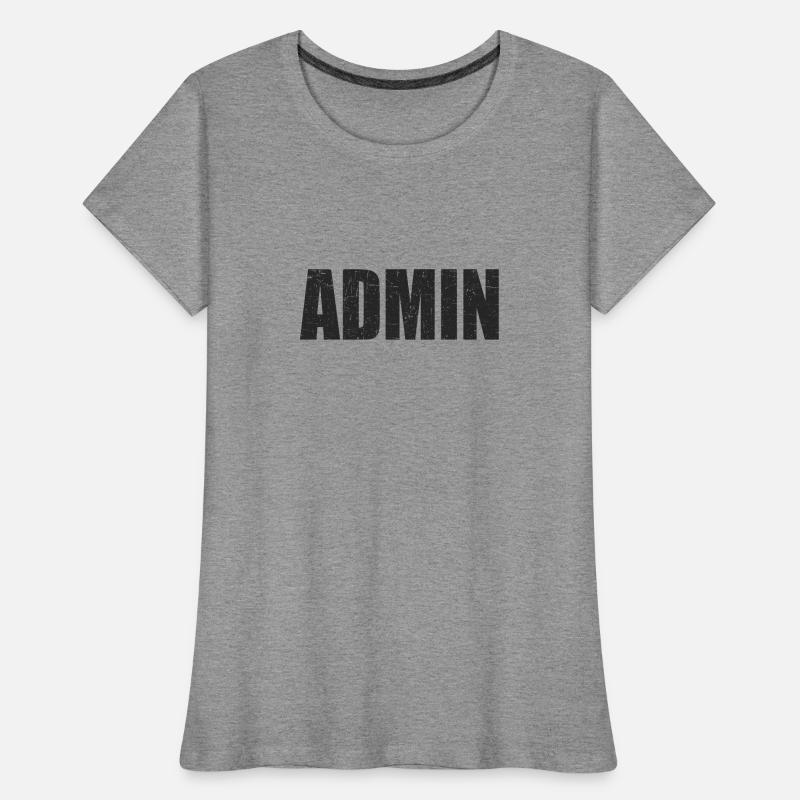 admin programmer Linux IT gift idea Women's Premium Organic T-Shirt