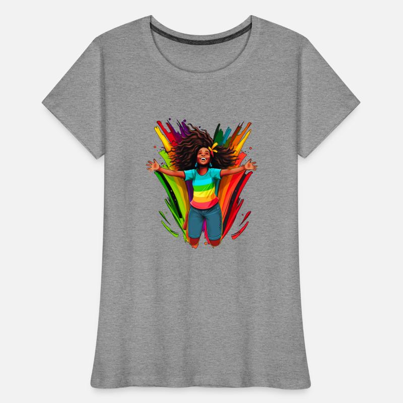 Diversity, Diversity, BLM, Rainbow Women's Premium Organic T-Shirt