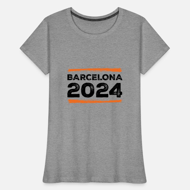 Devis Barcelone 2024 T-shirt bio Premium Femme