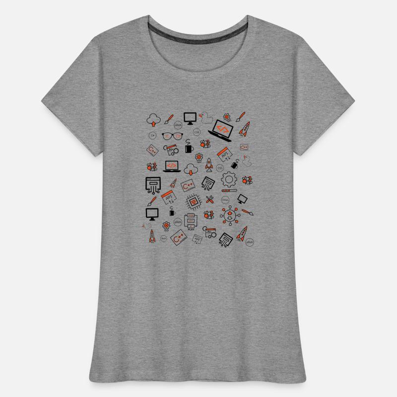 Programmierung von Java-Entwicklern Frauen Premium Bio T-Shirt
