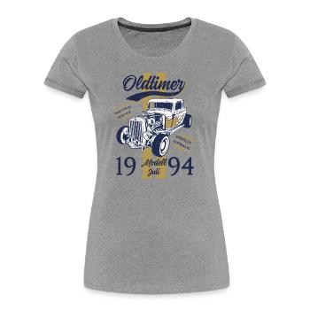 30. Geburtstag Oldtimer Juli 1994 Jahrgang 1994 - Frauen Premium Bio T-Shirt - Grau meliert - Vorne - Mia (176cm)