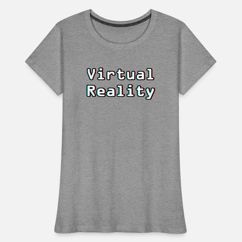 Virtual Reality Unleashed - Digitale Kunst Frauen Premium Bio T-Shirt