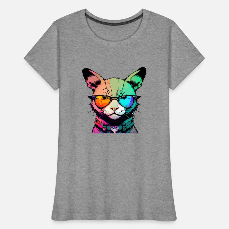 Chat de l’espace T-shirt bio Premium Femme