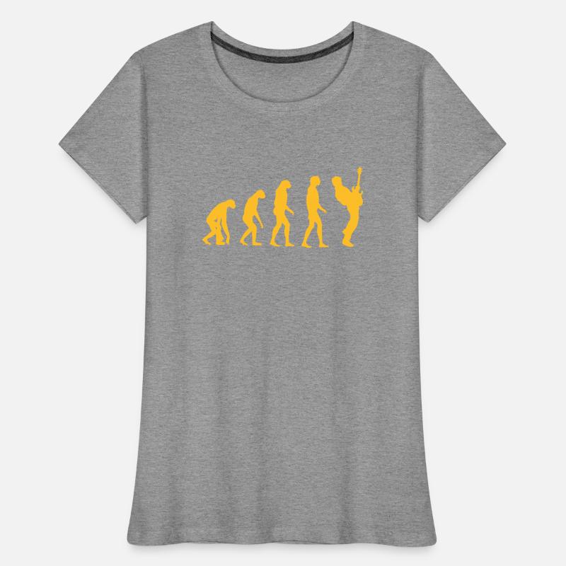bass player evolution Women's Premium Organic T-Shirt