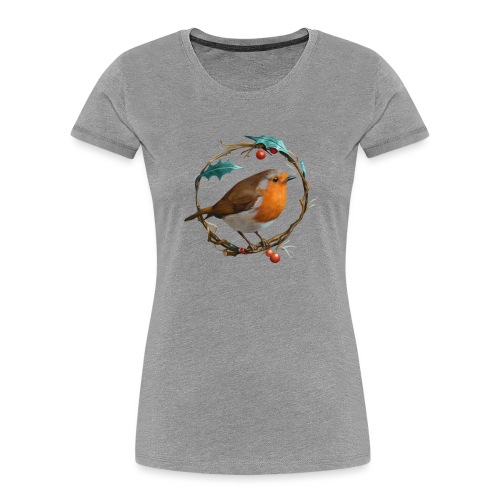 Robin Redbreast - Frauen Premium Bio T-Shirt