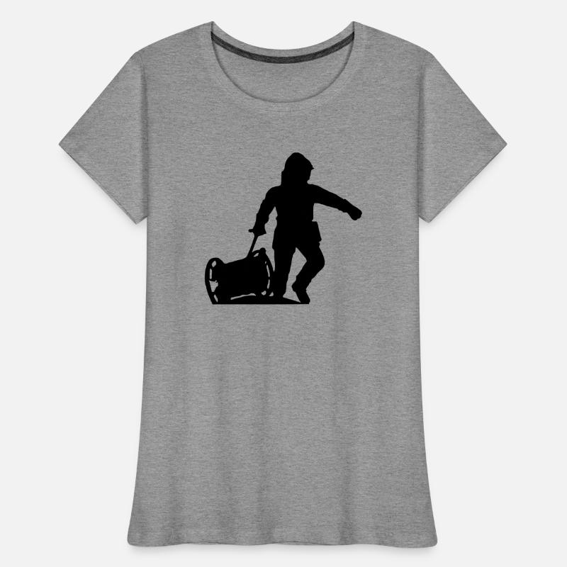 Sapeur Pompier avec dévidoir T-shirt bio Premium Femme
