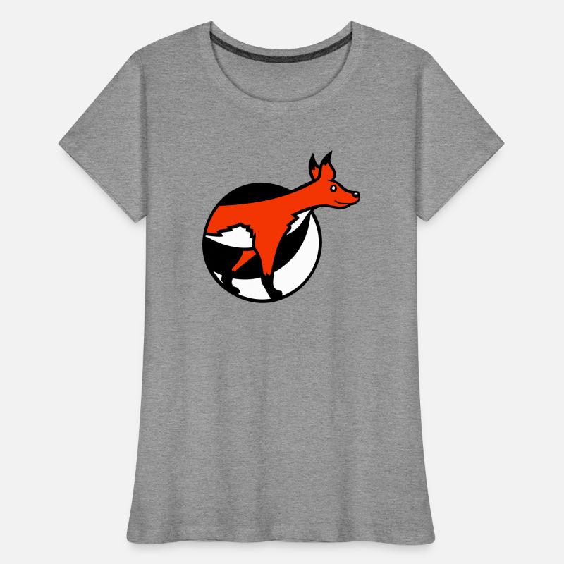 Fox Hole Front Part Front Burrow Go Out Women's Premium Organic T-Shirt