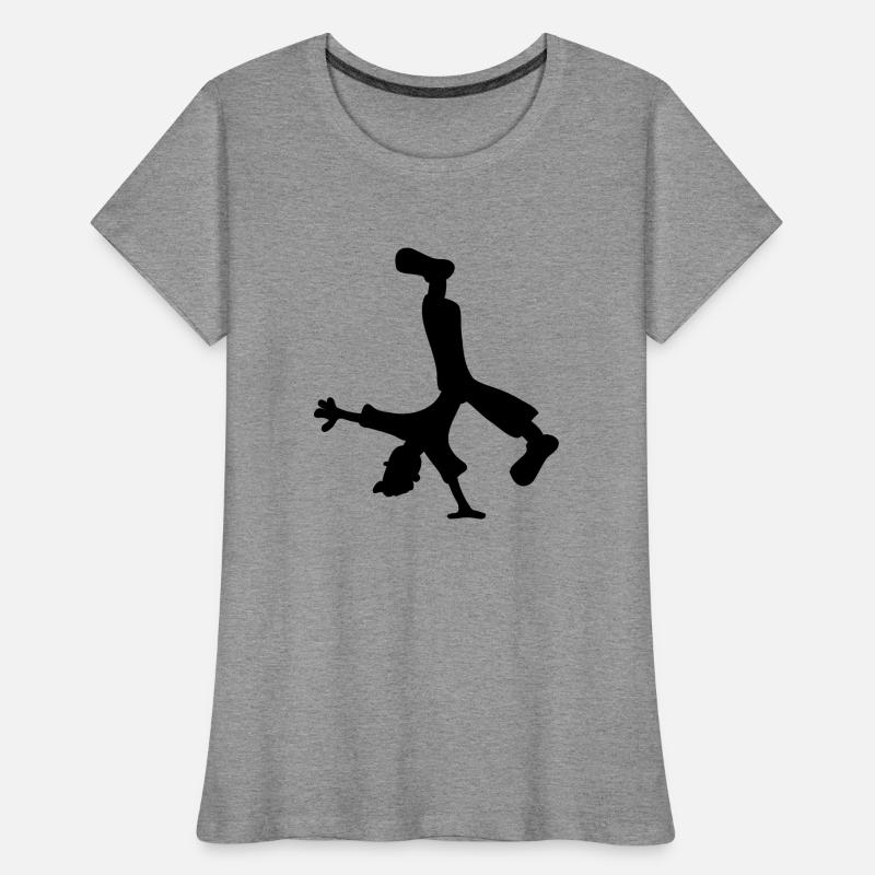 Breakdancer Frauen Premium Bio T-Shirt
