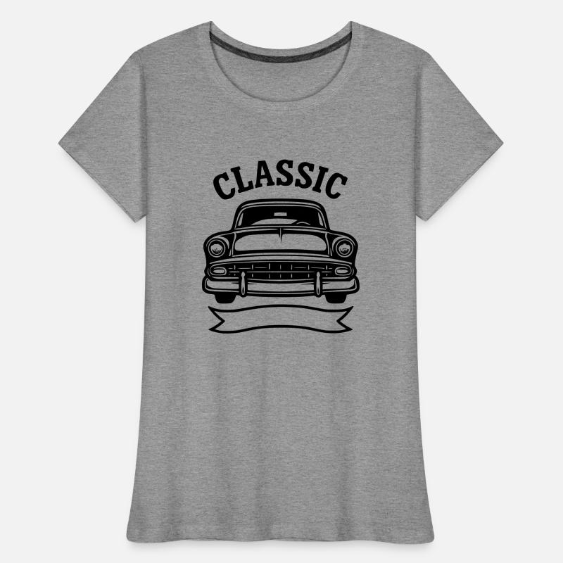 Oldtimer Automobil Frauen Premium Bio T-Shirt