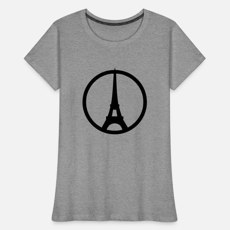 Paris Frauen Premium Bio T-Shirt