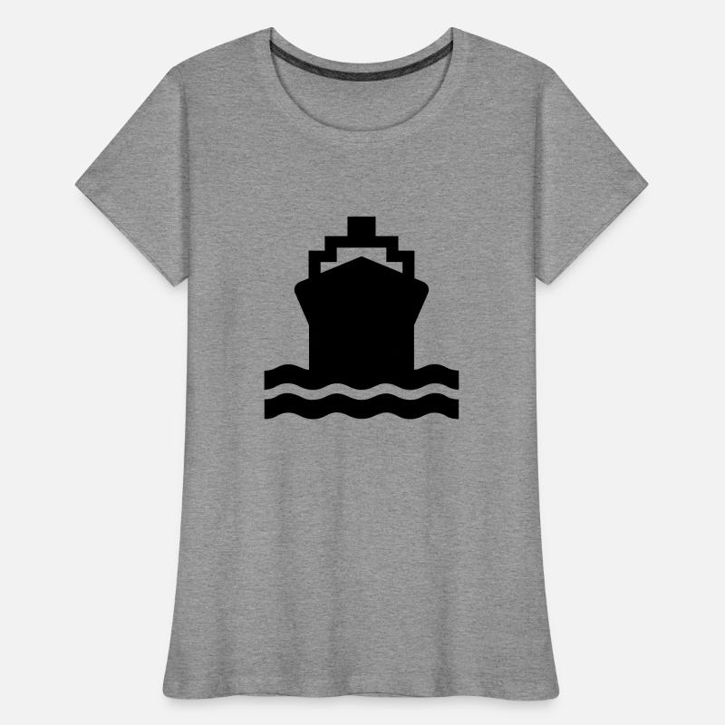 Bac noir et blanc T-shirt bio Premium Femme