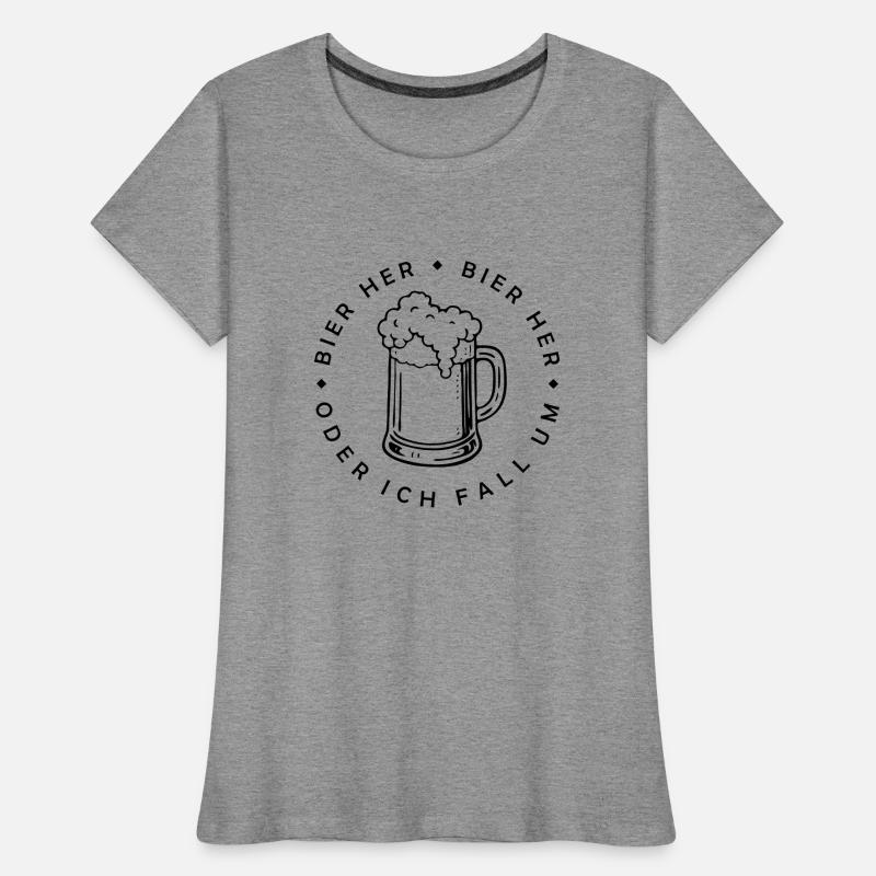 Les abeilles ici - Oder ich fall um ! T-shirt bio Premium Femme