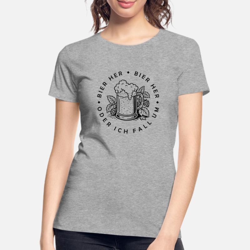 Bees here - Oder ich fall um! Women's Premium Organic T-Shirt